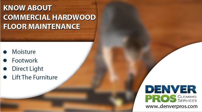 Commercial hardwood Floor Maintenance Aurora