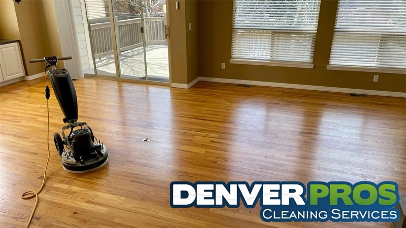 Castle Pines Hardwood floor cleaning