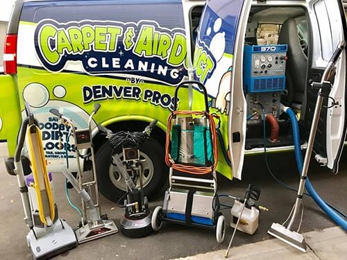 Denver Pros industrial carpet cleaning equipment