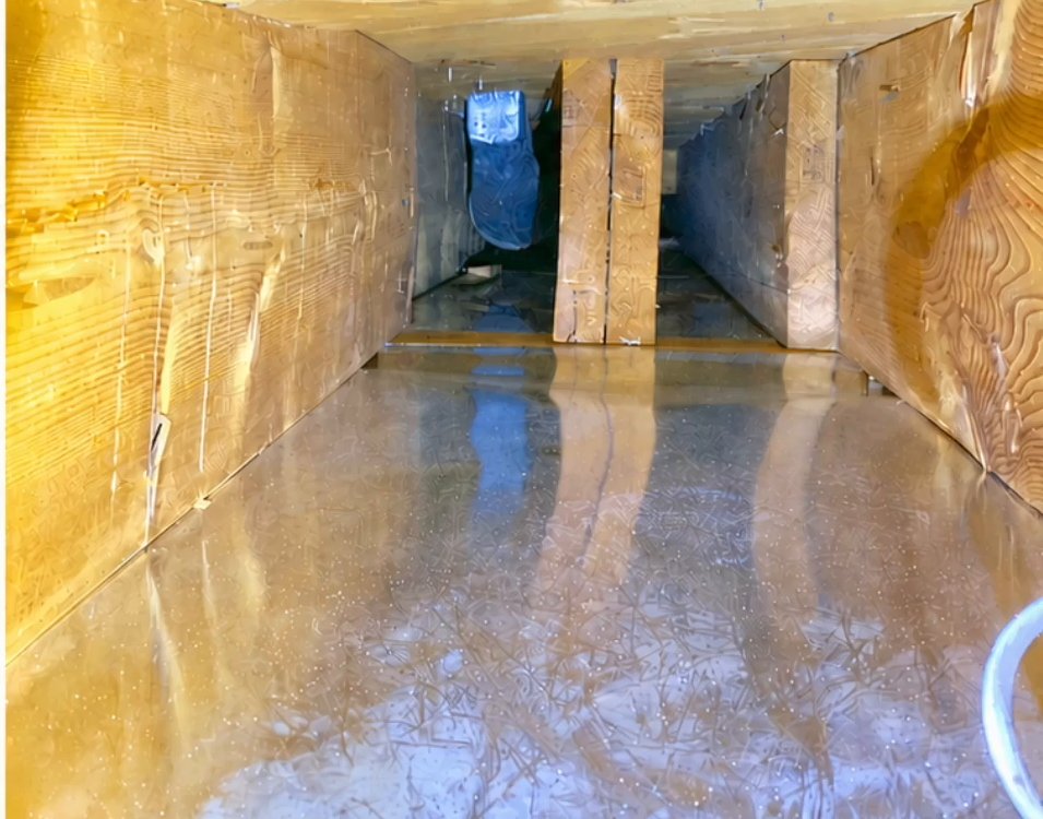 Air duct after cleaning by Denver Pros in Aurora, CO
