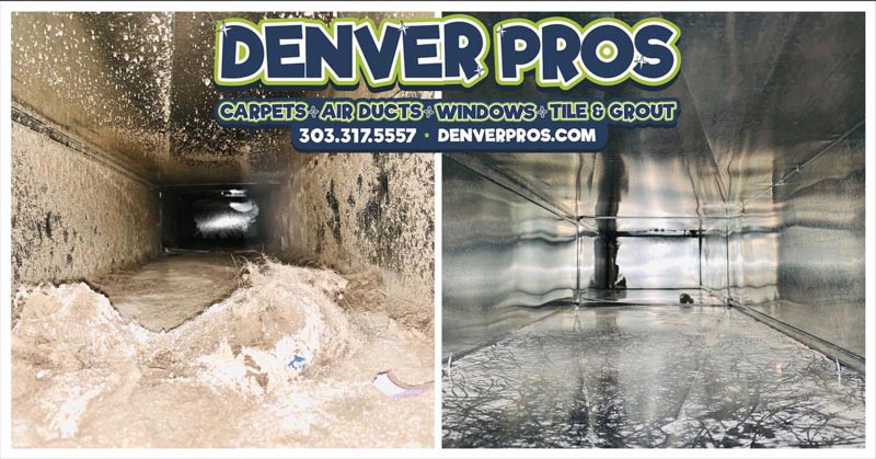 Before After Air Duct Cleaning Lone Tree