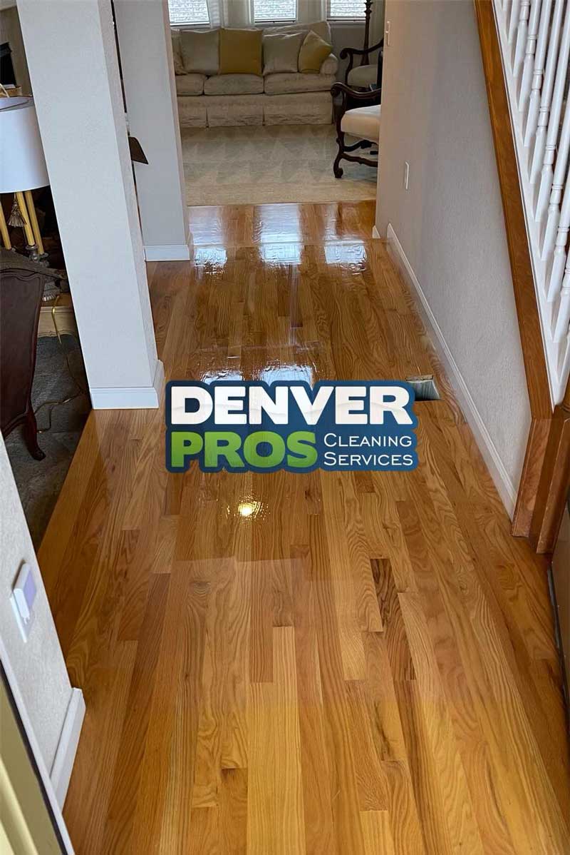 Hardwood Floor Cleaning Results Castle Rock Co